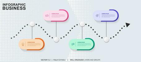 negocio datos visualización cronograma infografía íconos diseñado para resumen antecedentes modelo hito elemento moderno diagrama proceso tecnología digital márketing datos presentación gráfico vector