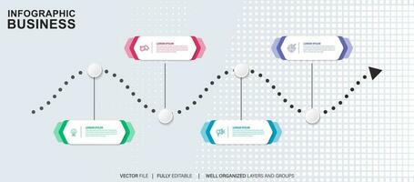 negocio datos visualización cronograma infografía íconos diseñado para resumen antecedentes modelo hito elemento moderno diagrama proceso tecnología digital márketing datos presentación gráfico vector