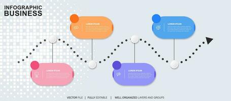 negocio datos visualización cronograma infografía íconos diseñado para resumen antecedentes modelo hito elemento moderno diagrama proceso tecnología digital márketing datos presentación gráfico vector