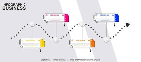 mapa de carreteras de negocios ciudad de infografía de línea de tiempo diseñada para plantilla de fondo abstracto elemento de hito diagrama moderno tecnología de proceso marketing digital presentación de datos gráfico ilustración vectorial vector