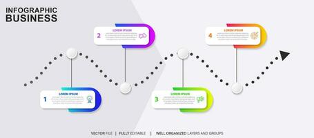 Vector abstract element timeline infographics.