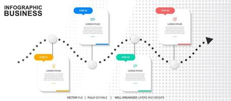 vector resumen elemento cronograma infografía.