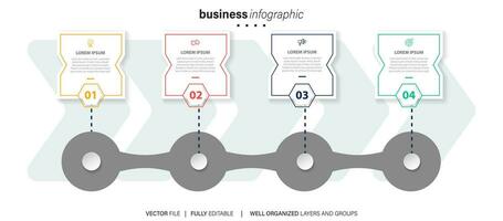 Set of Infographics Elements Data Visualization Template Design Vector Editable