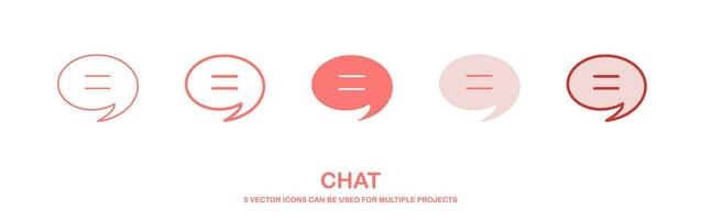 Speech Bubble With Text Lines icon vector, message icon. vector illustration.