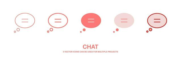 Speech Bubble With Text Lines icon vector, message icon. vector illustration.