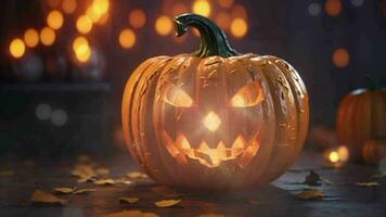 Halloween zucche sfondo pauroso sfondo e spaventoso video