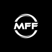 MFF Letter Logo Design, Inspiration for a Unique Identity. Modern Elegance and Creative Design. Watermark Your Success with the Striking this Logo. vector