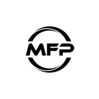 mfp letra logo diseño, inspiración para un único identidad. moderno elegancia y creativo diseño. filigrana tu éxito con el sorprendentes esta logo. vector