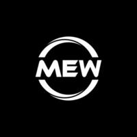 MEW Letter Logo Design, Inspiration for a Unique Identity. Modern Elegance and Creative Design. Watermark Your Success with the Striking this Logo. vector