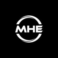 MHE Letter Logo Design, Inspiration for a Unique Identity. Modern Elegance and Creative Design. Watermark Your Success with the Striking this Logo. vector