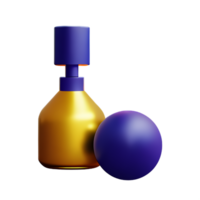 parfym 3d tolkning ikon illustration png