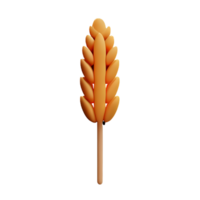 wheat 3d rendering icon illustration png