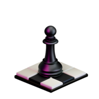scacchi 3d interpretazione icona illustrazione png