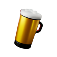 beer 3d rendering icon illustration png