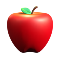 apple 3d icon illustration png