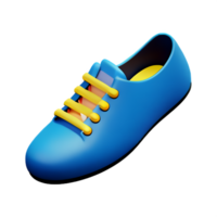 Shoes 3d rendering icon illustration png