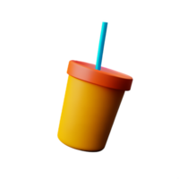 drinken 3d renderen icoon illustratie png