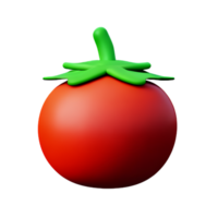 tomato 3d rendering icon illustration png