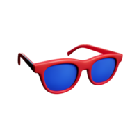 des lunettes de soleil 3d le rendu icône illustration png