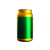 cerveza 3d representación icono ilustración png