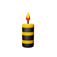 candle 3d rendering icon illustration png