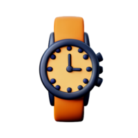 watch 3d rendering icon illustration png