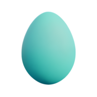 egg 3d rendering icon illustration png