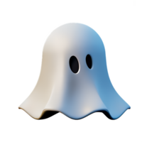 ghost 3d rendering icon illustration png