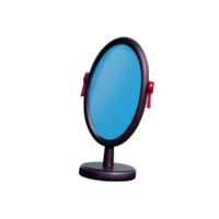 miroir 3d le rendu icône illustration png