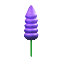 lavender 3d rendering icon illustration png