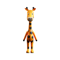 Giraffe 3d Rendern Symbol Illustration png