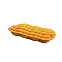 pasta 3d rendering icon illustration png