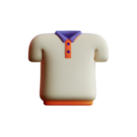 roupas 3d Renderização ícone ilustração png