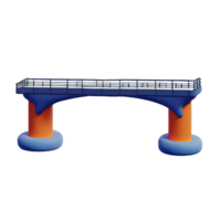 puente 3d representación icono ilustración png