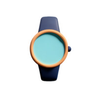 watch 3d rendering icon illustration png