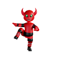 devil 3d rendering icon illustration png