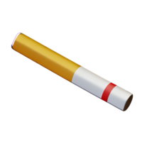 cigarett 3d tolkning ikon illustration png