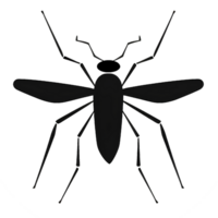 cartoon mosquito ai generative png