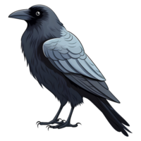 crow cartoon ai generative png