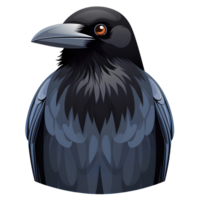 crow cartoon ai generative png