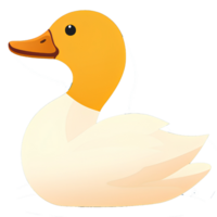 cartoon duck ai generative png