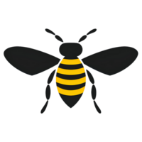 abeille dessin animé ai génératif png