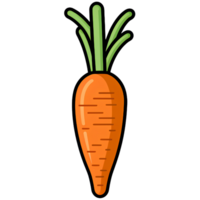 Zanahoria vegetal ai generativo png