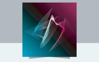 Abstract line effect background design, abstract illustration vector