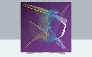 Dynamic lines background, vector abstract line effect