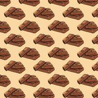 choco bar aislado pedazo de Suiza chocolate clipart modelo. caramelo pedazo de chocó, dulce postre, bloques de cacao confitería comida bocadillo ilustración diseño vector