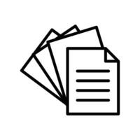 paper icon vector design template simple and clean
