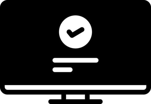 sólido icono para enviado vector