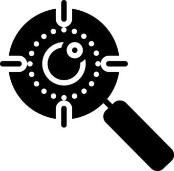 solid icon for observer vector