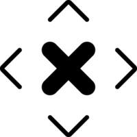 solid icon for calibration vector